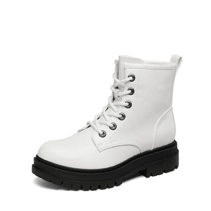 Women's Flat Lace Up Booties