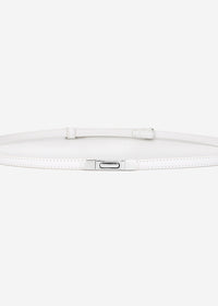 Silver Snap Button White
