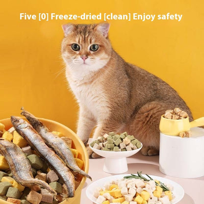 Pet Freeze-dried Snacks Egg Yolk Chicken Grains Dog Cat Snacks