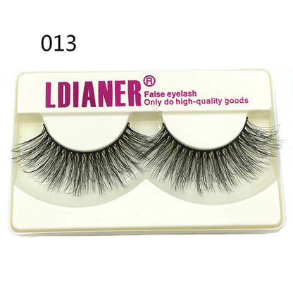 Mink Eyelashes 25mm Wispy Fluffy Fake Lashes