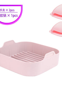 Squar pink with Hand Clip