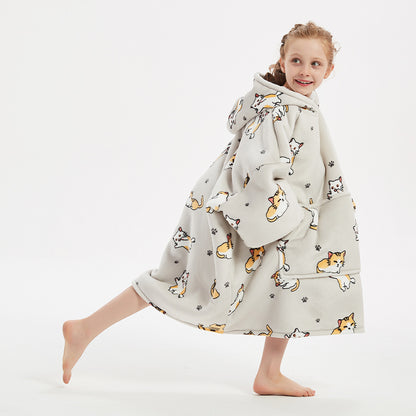 The Slacker Pullover: Hooded Blanket Sweater for Teens