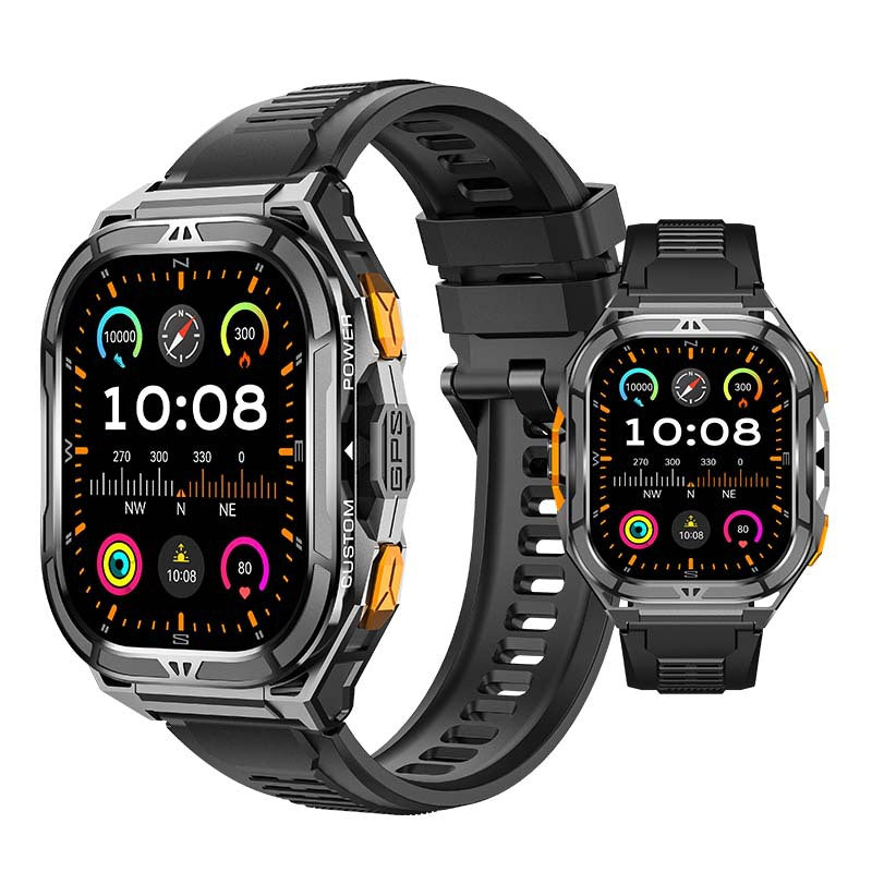 X5 Smart Watch Bluetooth Calling AMOLED Screen GPS