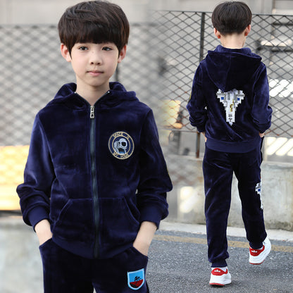 The Seasonal Pacing: Casual Autumn Performance Suit for Boys
