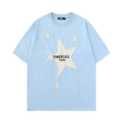 European And American Retro Short Sleeve T-shirt Men