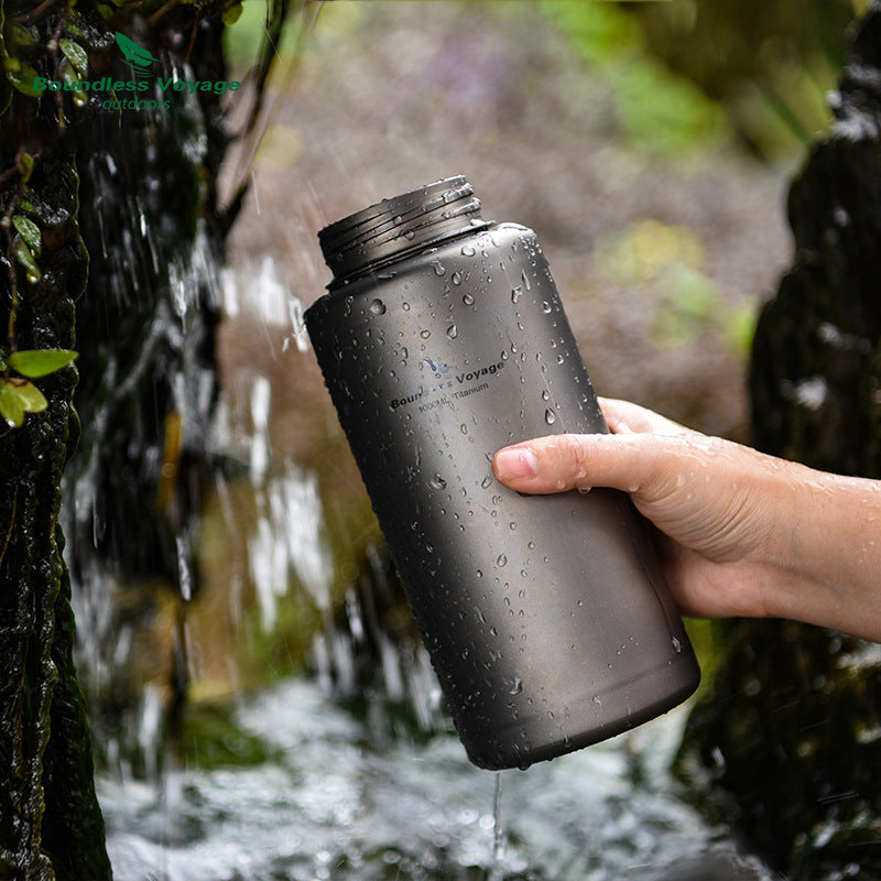 Pure Titanium: Ultra-Lightweight Mountaineering Kettle
