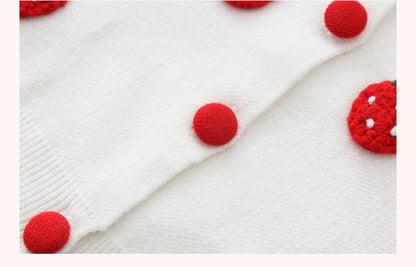 The Mink Wool: Two-Piece Baby Girl Mink Wool Sweater Dress