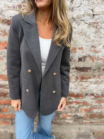 Autumn And Winter Leisure Solid Color Woolen Blazer
