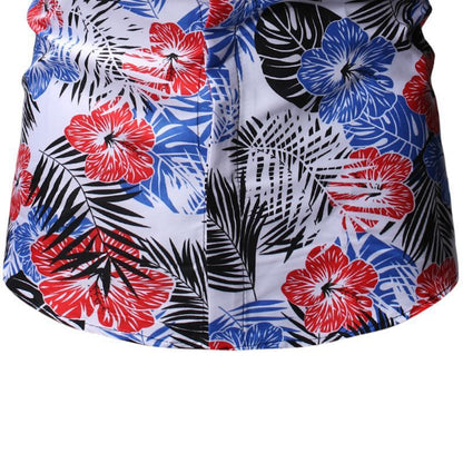 Lush Summer Beach Short Sleeve Floral Fashion Shirt