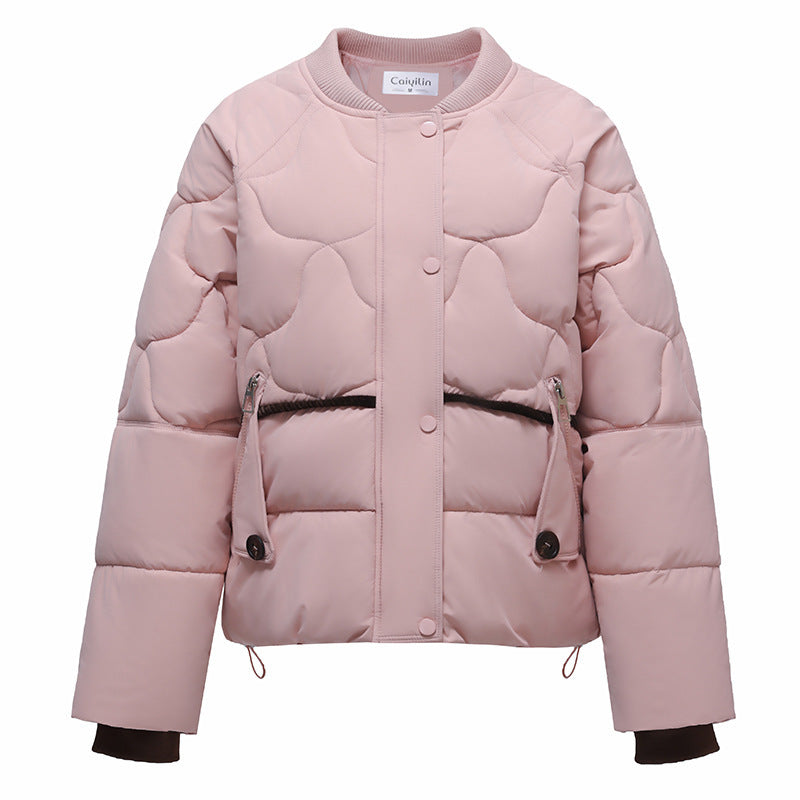 Women's Casual Short Cotton Coat Jacket