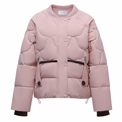 Women's Casual Short Cotton Coat Jacket