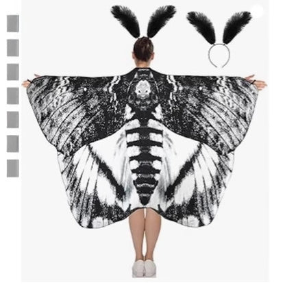 Halloween Cloak Rotating Butterfly Shawl Decoration