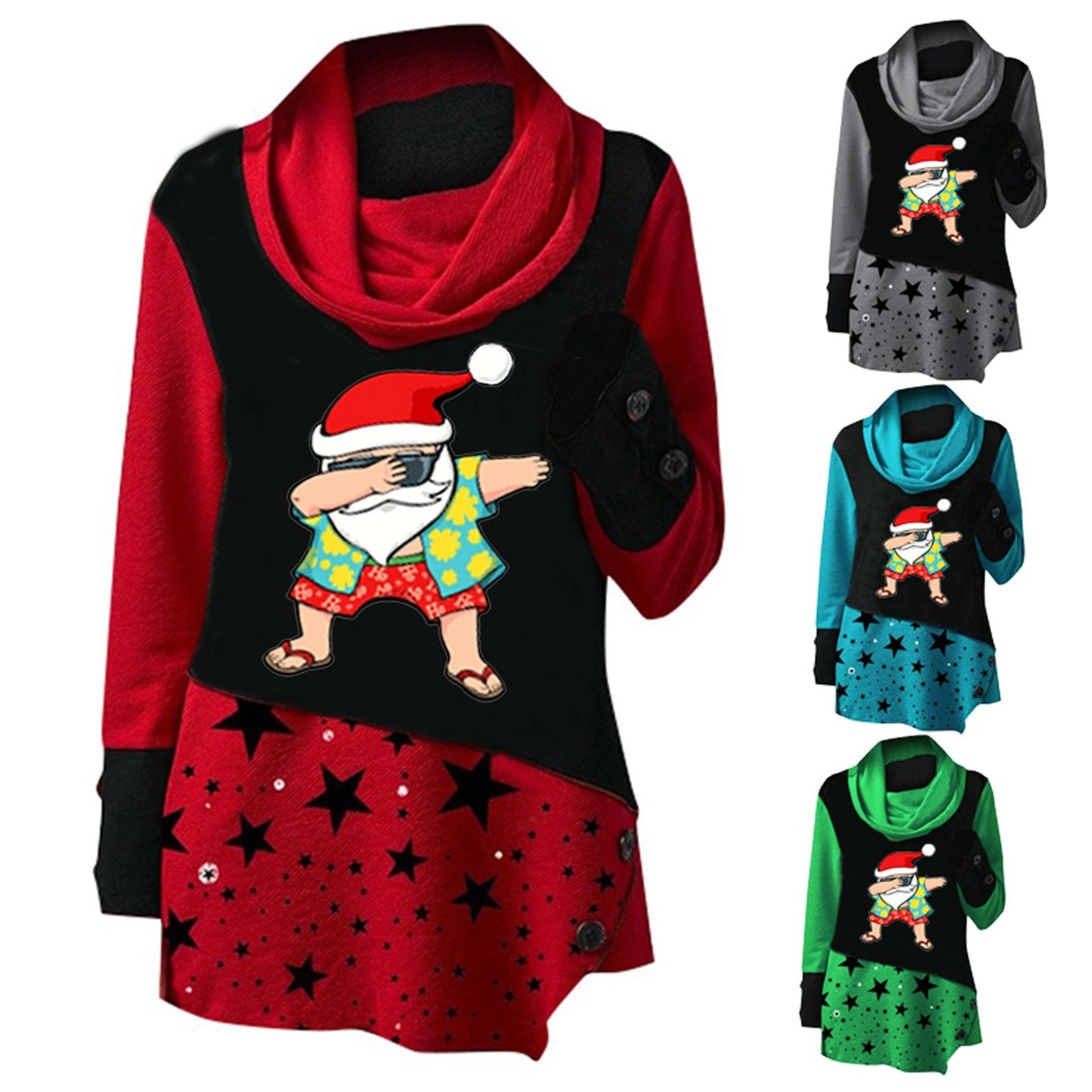 Santa sweatshirt women