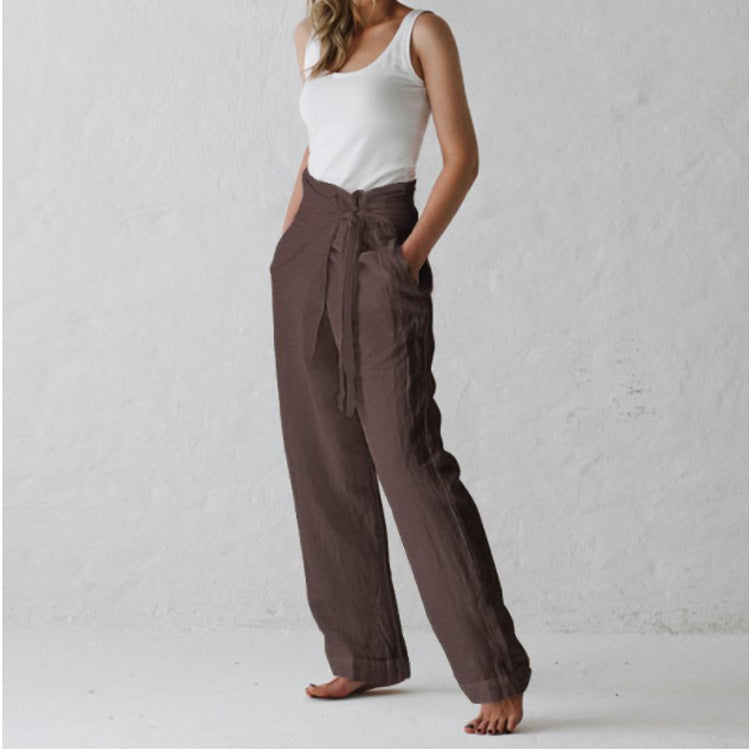 Temperament wide-leg casual pants