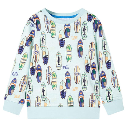 The Azure Melange: Light Blue Melange Sweatshirt Series