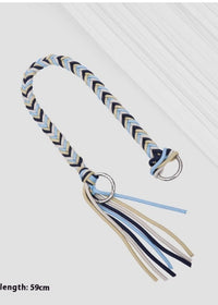 Beige braided rope