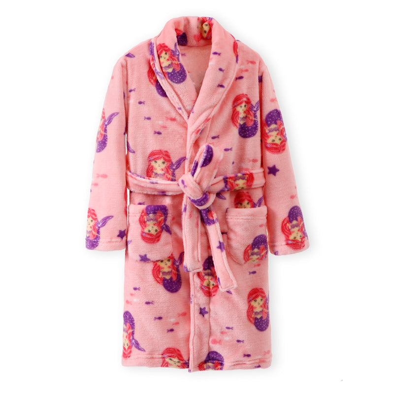 Autumn Warmth: Boys & Girls Seasonal Flannel Home Wear