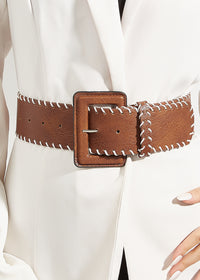 Brown White Rope 5.5cm