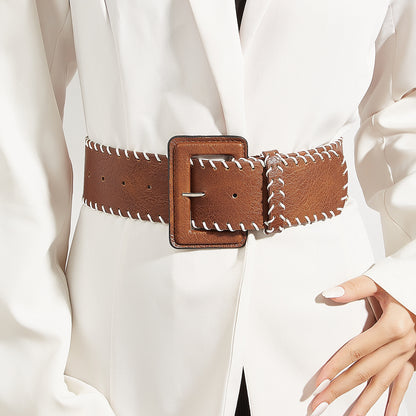 Decorative Jeans Hand-knitted Rope Belt