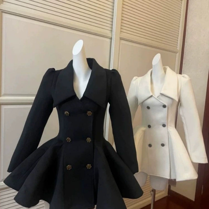 Women's Thickened Warm Woolen Long Coat