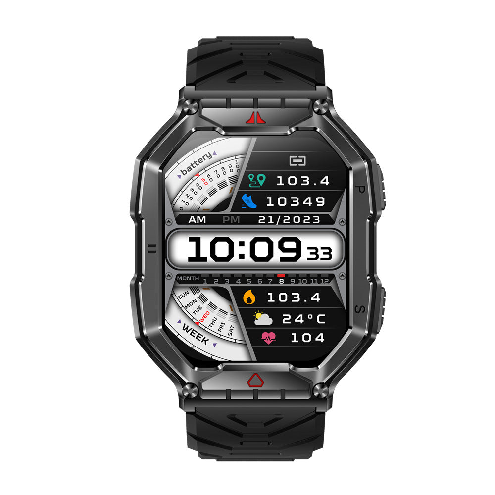 KR82 Vanguard: Bluetooth Calling & Health Metric Monitor