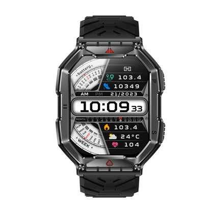 KR82 Vanguard: Bluetooth Calling & Health Metric Monitor