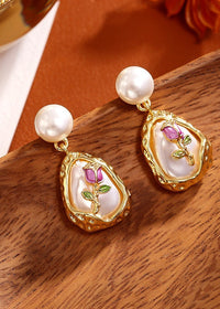 Pearl Stud Earrings