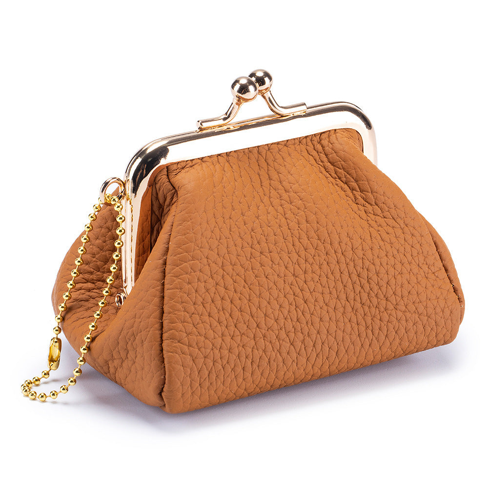 Genuine Leather Mini Coin Wallet With Female Creativity