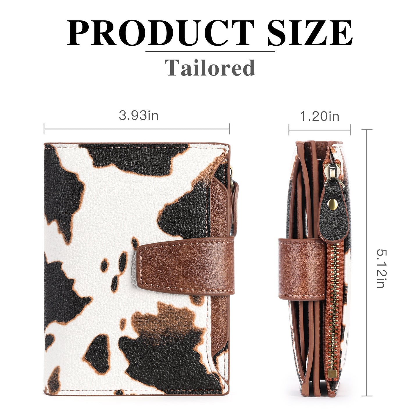 Women's Short Leather Wallet Coin Purse