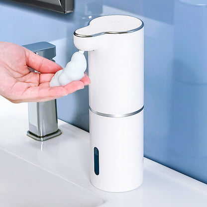 Smart Foaming Soap Dispenser with Integrated Phone Cleaning Hub