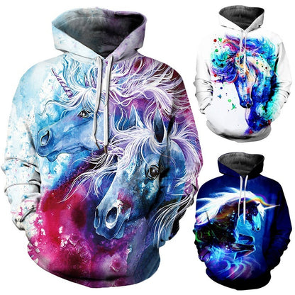 Techno-Sport 3D Digital Print Sweatshirt