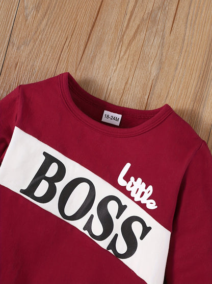Typographic Statement Boys Occasion Set