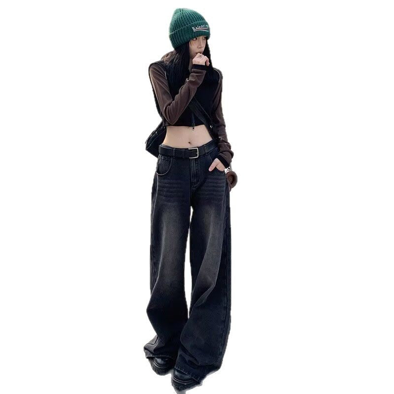 American Retro Wide Leg Jeans
