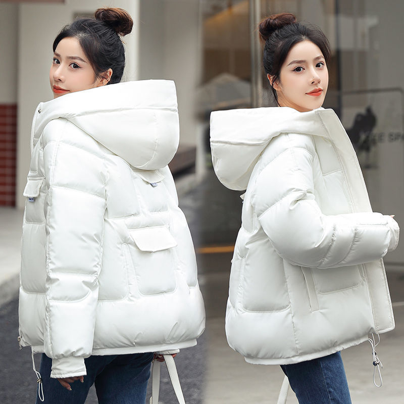 Candy Color Cotton Clothing Women's Short Baggy Coat
