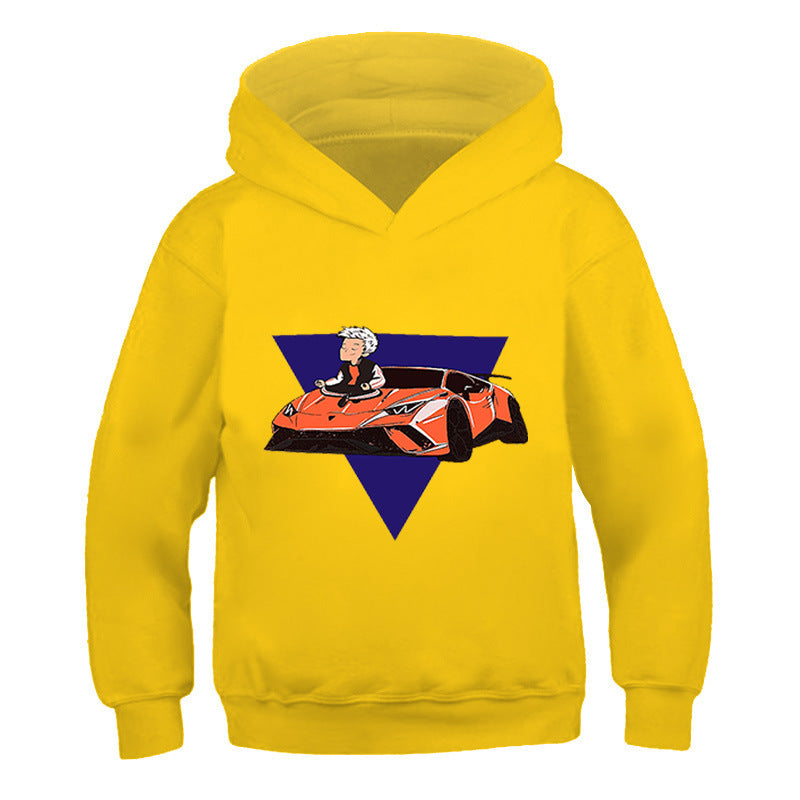 Neo-Anime Graphic Hooded Seasonal Sweater