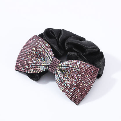 Simple Fashion And Fully-jewelled Bow Released Circle