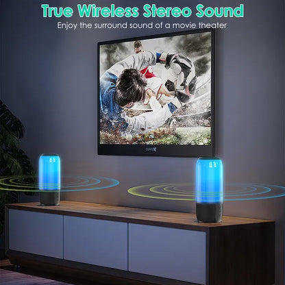 The Party Pulse: Wireless Portable TWS Speaker & Radio