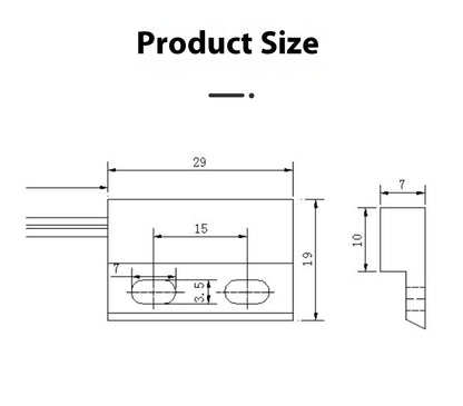 Wooden Door Magnetic Control Alarm Sensor Household