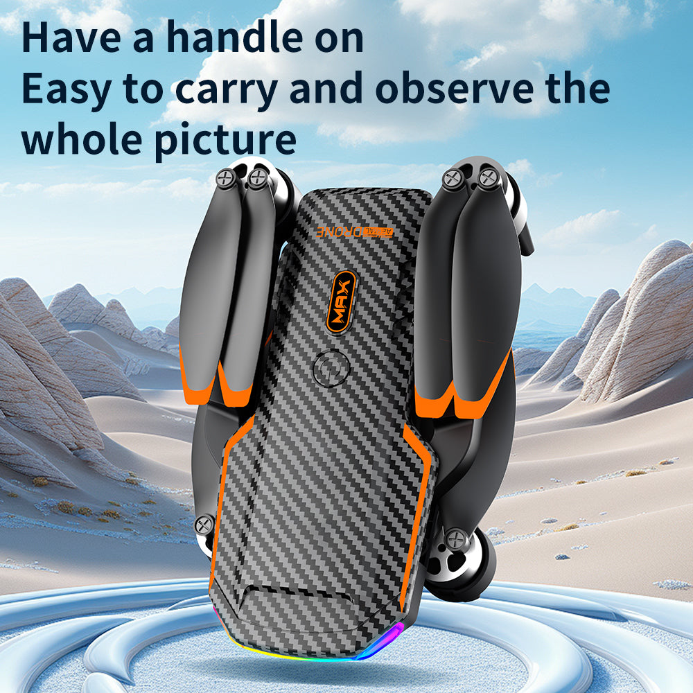 Drone F168 Brushless Optical Flow Obstacle Avoidance Aerial Photography Quadcopter Long-Endurance Remote Control