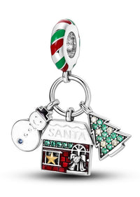 Snowman Christmas Tree Pendant