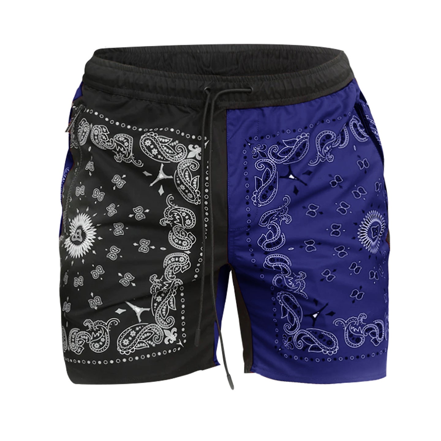Athletic Color Match Short Sleeve Two-Piece Sports Suit