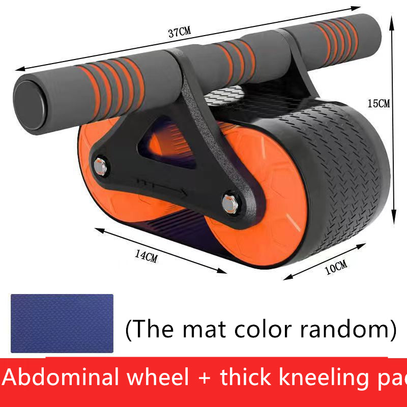 AbRoller Pro: Double Wheel Automatic Rebound Ab Wheel Roller for Men & Women
