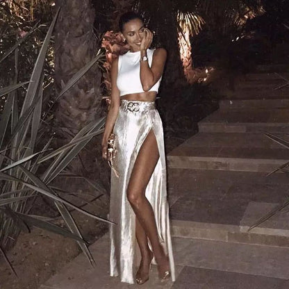 Fashion Slim And Tall Looking Split Skirt For Women