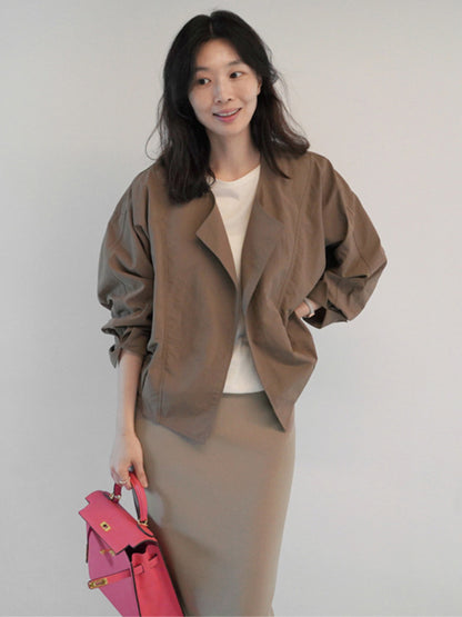 Loose Crew Neck Sun Protection Top Air Conditioning Cardigan