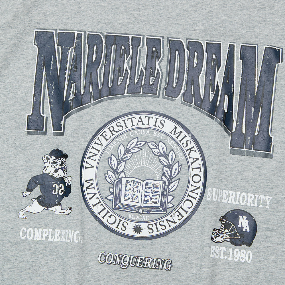 Cartoon Letter Print Short-sleeved T-shirt For Men