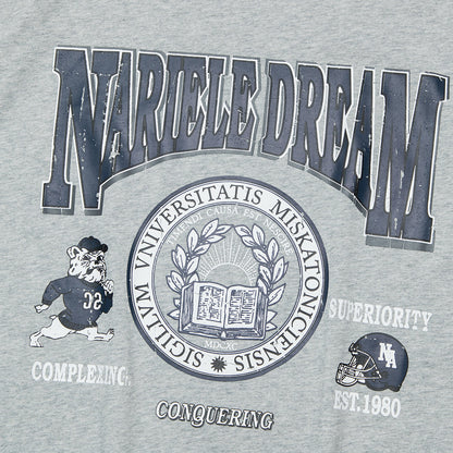 Cartoon Letter Print Short-sleeved T-shirt For Men