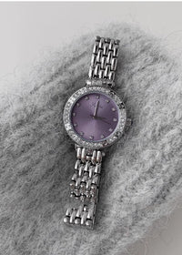 Purple inlaid with diamonds