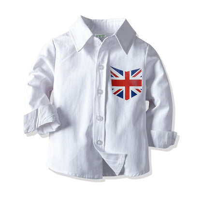The Foundation Layer: Baby Boy Long-Sleeve Bottoming Shirt