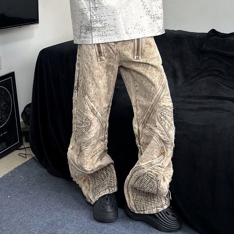 Women's Loose And Versatile American Floor Bending Knife Pants