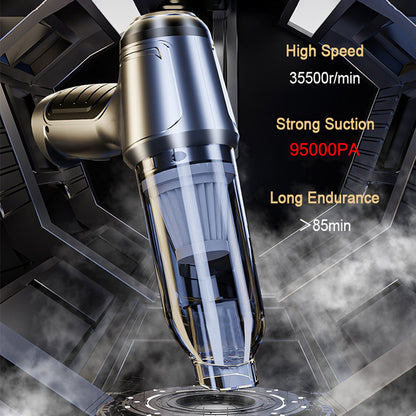 AutoSweep Turbo: High-Suction Precision Car Cleaning System